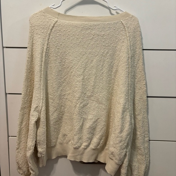 Free People Found My Friend Pullover Cream - Picture 3 of 8